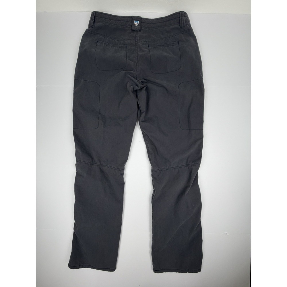 Kuhl Women's Hiking Pants Size 10 Reg Gray Outdoor Cargo Trail Utility Straight - Picture 6 of 11